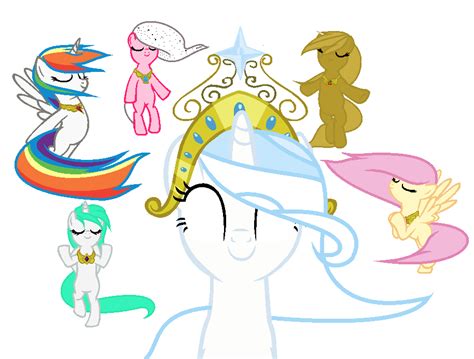 mlp mane 6- the elements of harmony! by oceanmoon3 on DeviantArt