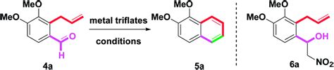 Metal triflate promoted synthesis of naphthalenes - RSC Advances (RSC ...