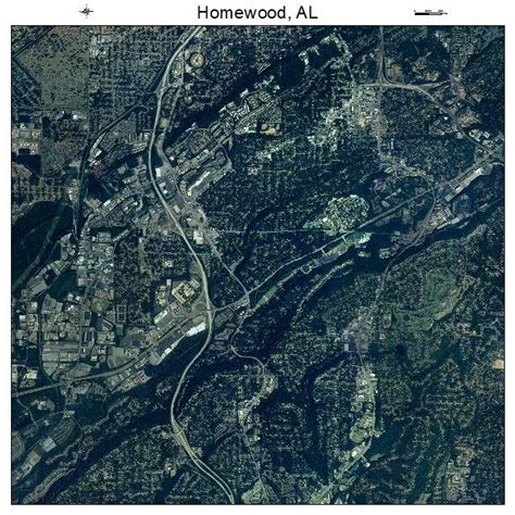 Aerial Photography Map of Homewood, AL Alabama