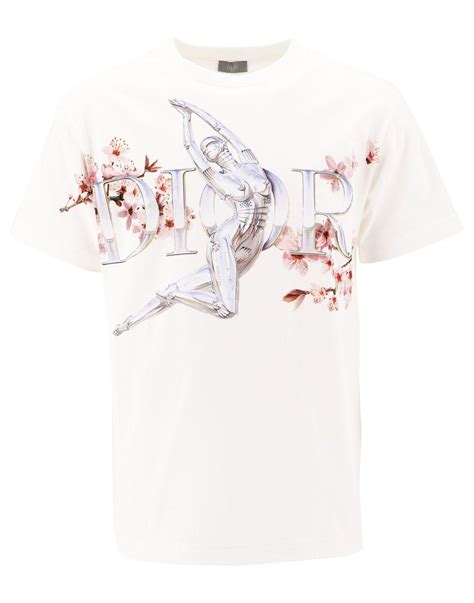 Dior Homme Dior X Sorayama Robot Logo Printed T-shirt in White for Men ...