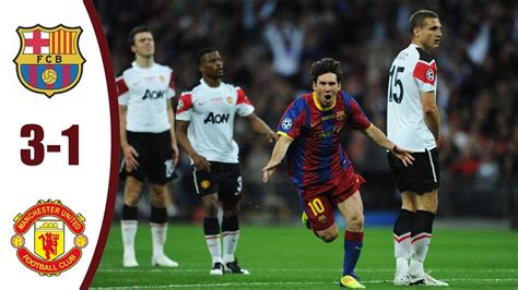 FC Barcelona 3-1 Manchester United | UCL Final - 2011 - YouTube