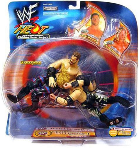 WWE Wrestling Sunday Night Heat Chris Benoit vs. Chris Jericho Action Figure 2-Pack Crossface ...