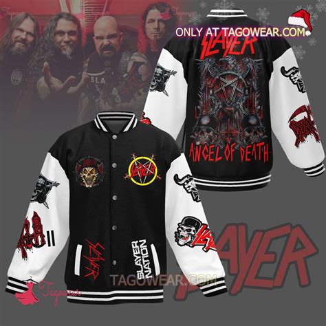 Slayer Angel Of Death Baseball Jacket - Tagowear