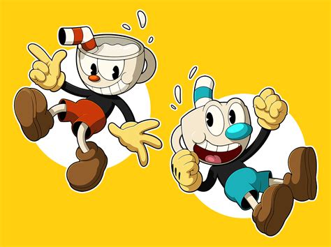 Cuphead & Mugman! (Art by me) : r/Cuphead