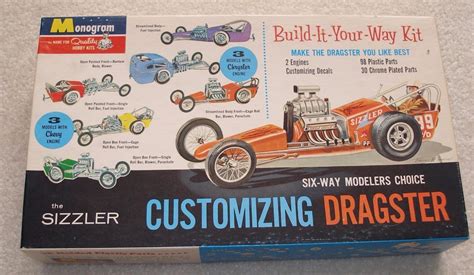 Lot of Vintage Plastic Model Car Kits Parts Boxes AMT Revell Monogram | #1811031000