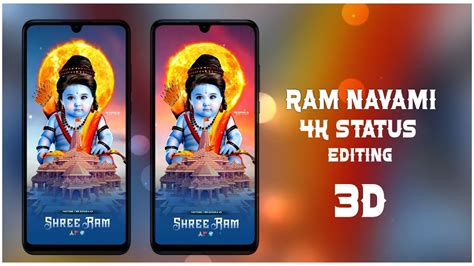 Shree Ram Navami 2023 4k Status Editing | Ram Mandir 4k Status Editing ...