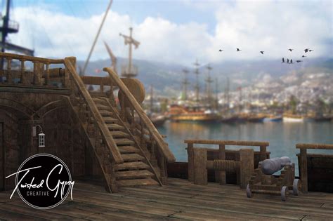 Pirate Ship Deck Wallpaper