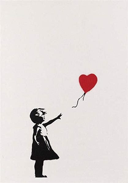 Girl with Balloon, 2002 - Banksy - WikiArt.org