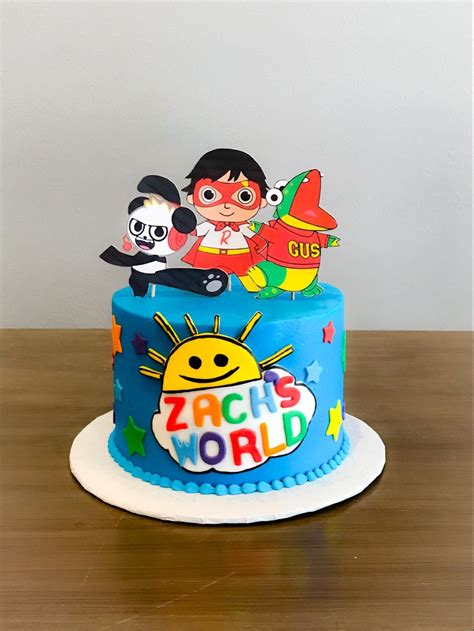 Ryan’s World Cake | Ryan's world birthday cake, Ryan's world birthday ...