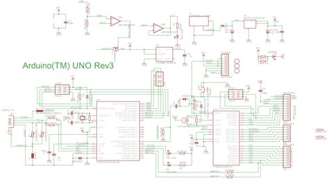 Arduino Uno Schematic (Colour) – Embedded Electronics Blog