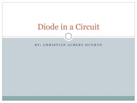 Diode in a circuit.pptx