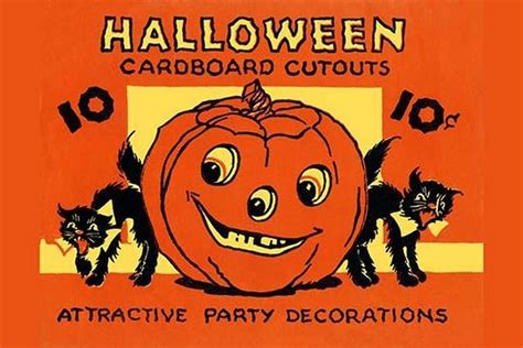 Halloween Cardboard Cutouts - Art Print-B0587326174