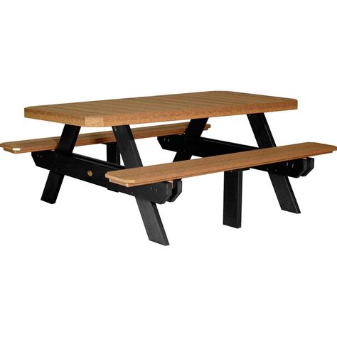 6' Rectangular Picnic Table - Yoder Woodcrafters