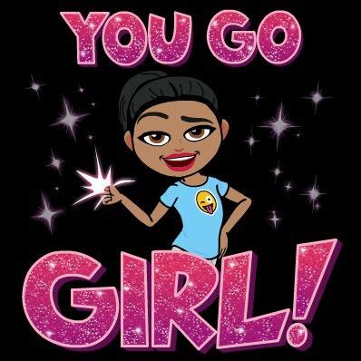 You go girl bitmoji | Bitmoji | Pinterest | Girls, Emojis and Meme