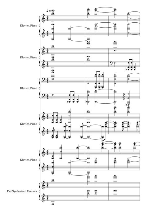 Free interpretation of the sequence of Klein four group - zeta function Sheet music for Piano ...