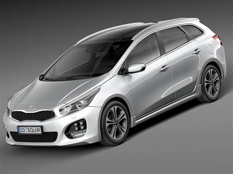 Kia Ceed SW GT-Line 2016 3D Model by SQUIR