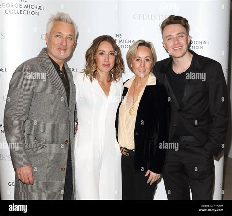 (L to R) Martin Kemp, Harleymoon Kemp, Shirlie Kemp and Roman Kemp at The George Michael ...