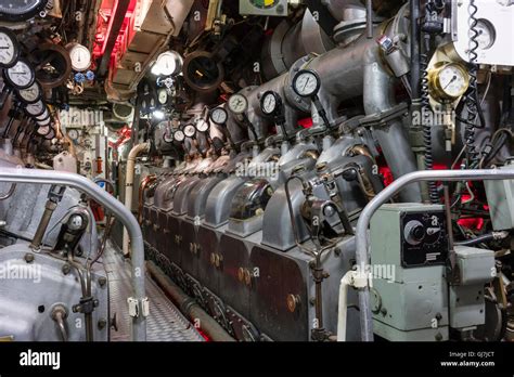 Engine room of submarine Stock Photo, Royalty Free Image: 114494152 - Alamy