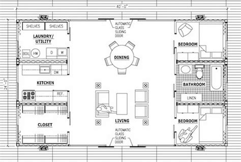 Shipping Container Home Floor Plans Free - floorplans.click