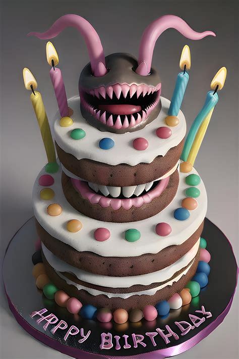 Happy Birthday Cake Monster by DreamsofKnightAI on DeviantArt