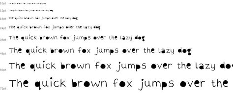 The quick brown fox font by Harriet Walby | FontRiver