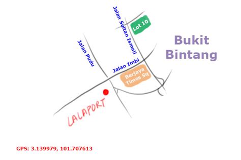 map to Lalaport, KL – KYspeaks