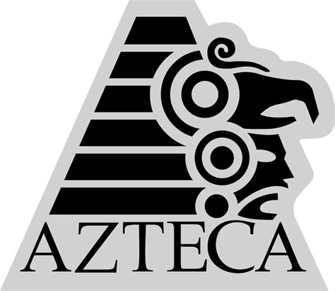 Azteca Logo Black and White – Brands Logos