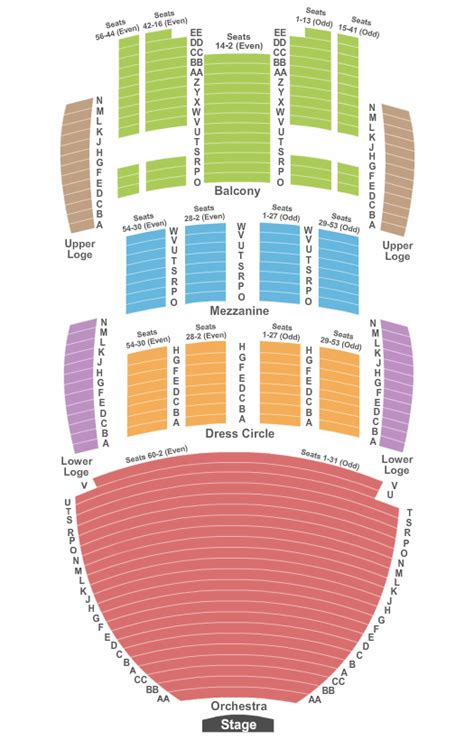 San Diego Civic Theatre Seating Chart & Maps San Diego