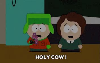 Holy Cow GIF - HolyCow SouthPark Kenny - Discover & Share GIFs