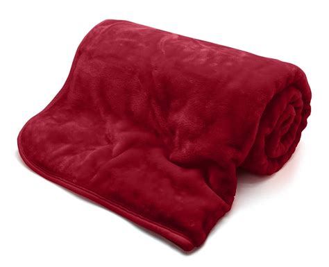 Fleece Blanket Red - The Bedlinen Company Cork