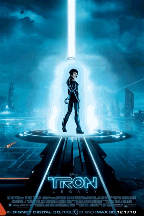 Animated Gif - Movie Poster - Tron | Animated movie posters, Animated movies, Movie art