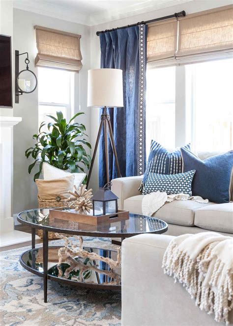 Denim Blue Sofa Living Room Ideas / Home decor, furniture & kitchenware.