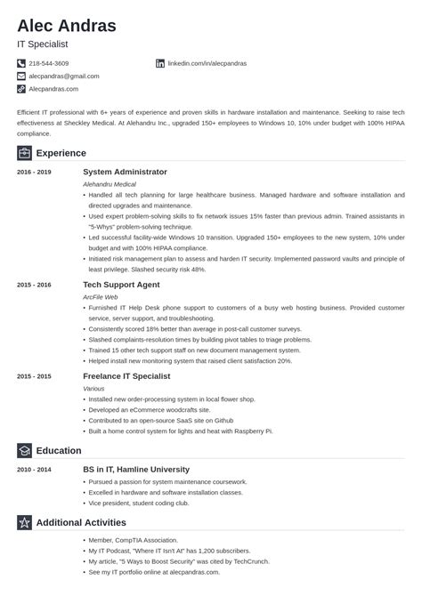 Technical Resume: 30+ Examples, Templates and Writing Tips