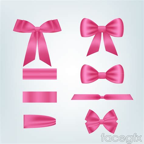 Pink Bow Vector at Vectorified.com | Collection of Pink Bow Vector free for personal use