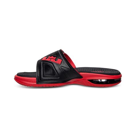 Nike Mens Air Lebron 3 Elite Slide Sandals From Finish Line in Black for Men | Lyst