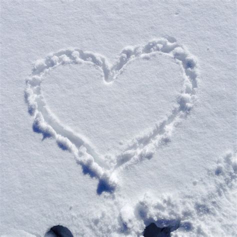 Snow heart