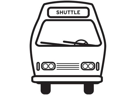 Free Shuttle Bus Icon Vector