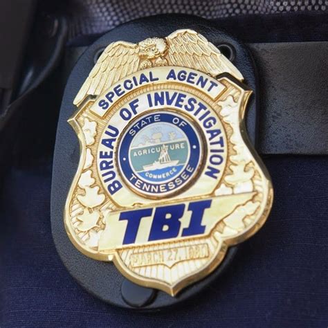 US State of Tennessee Bureau of Investigation Agent Badge | Police ...