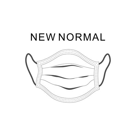 Mask vector design for the new normal 15122181 Vector Art at Vecteezy