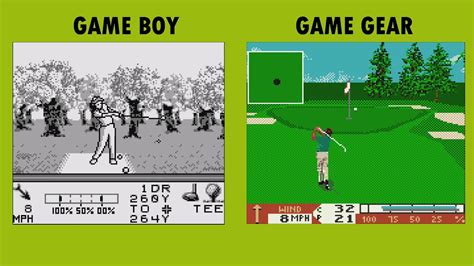 Game Boy Vs Game Gear - PGA Tour 96 - YouTube