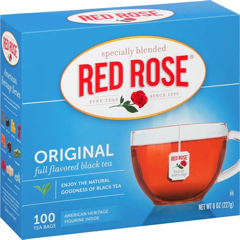 Red Rose: Original Black Tea, Tea Bags, 100 Ct - Walmart.com