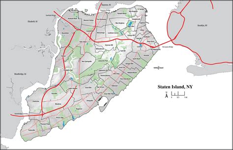 Neighborhoods of Staten Island, NY [2400x1553] : MapPorn