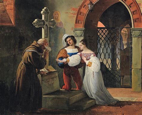 The Marriage Of Romeo And Juliet Painting by Francesco Hayez