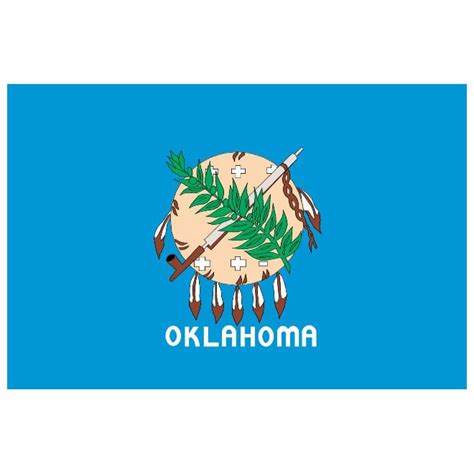 Oklahoma state flag.eps Royalty-free Stock Vector Images