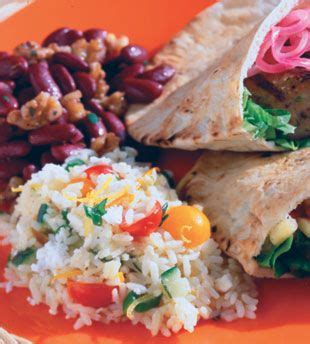 SUMMER RICE SALAD WITH FETA CITRUS AND MINT Recipe