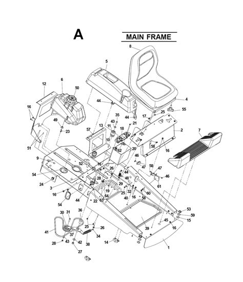 Husqvarna Zero Turn Mower Parts Schematic