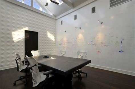 Conference room with whiteboard wall | Whiteboard wall, White board ...