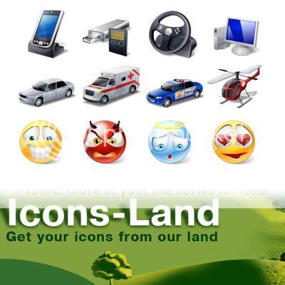 Graphic Identity: ICONS LAND - Get your icons from Icons Land