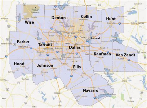 Dallas Tx County Map - Jenn Robena