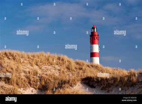 Lighthouse On Amrum Stock Photo - Alamy